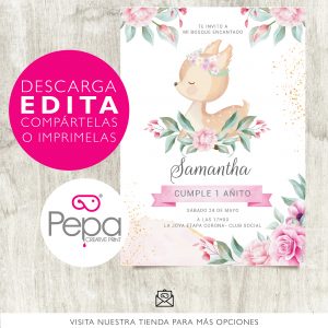 Invitación bosque encantado