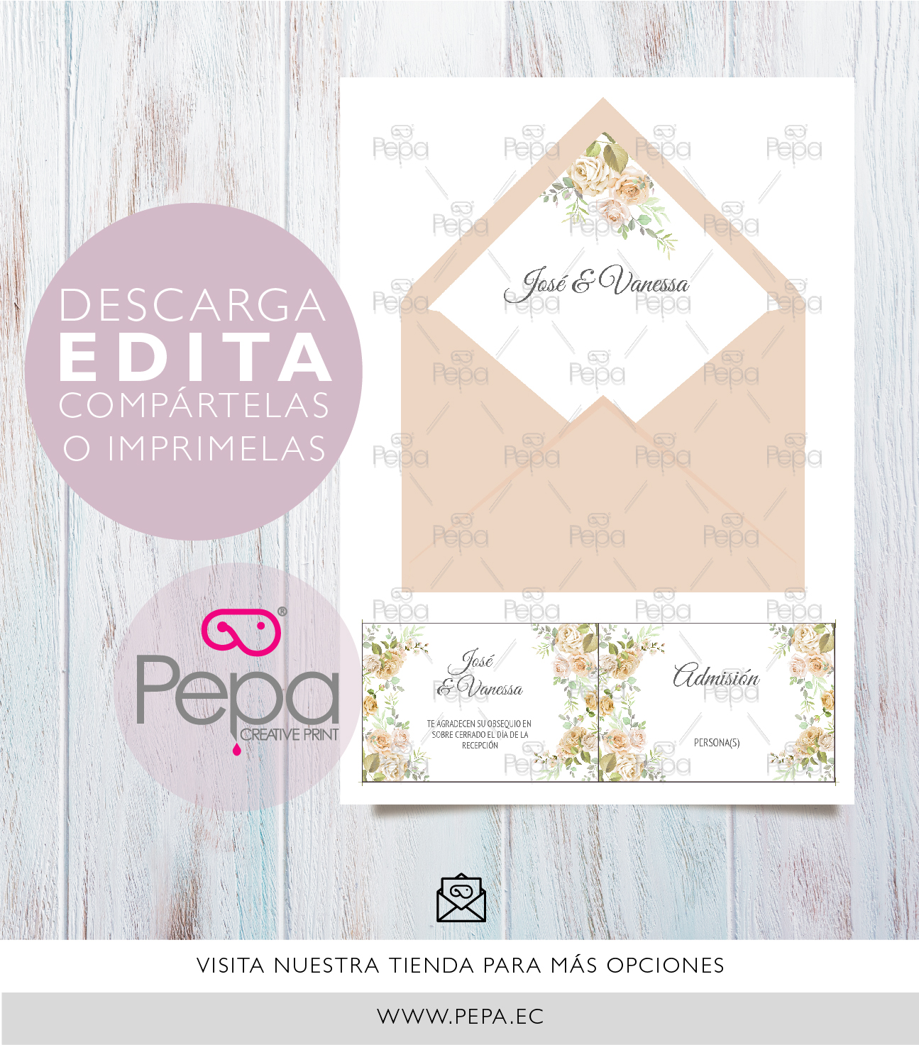 Invitación Gardenia Royal - Imagen 3