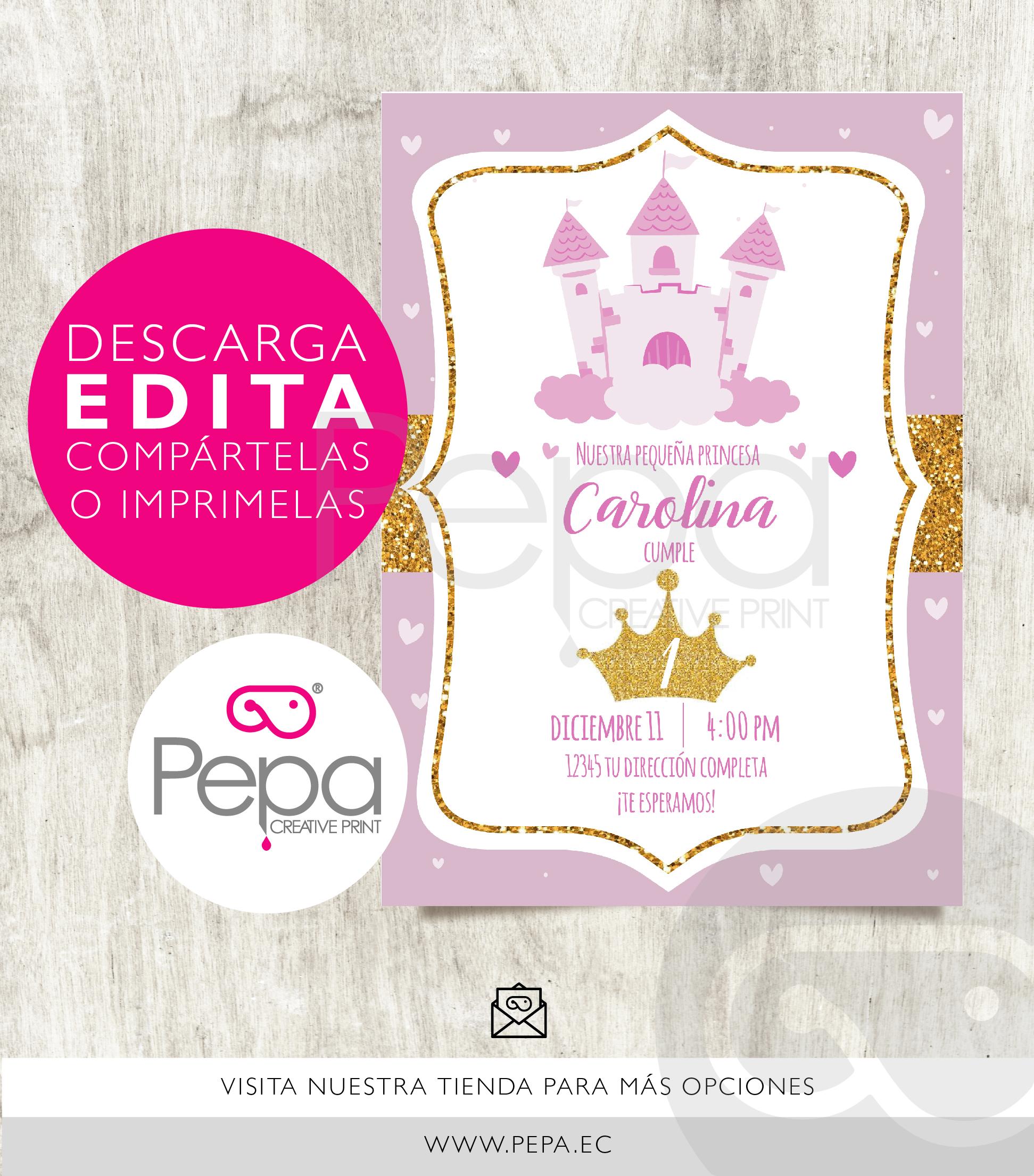 Invitación Princesa